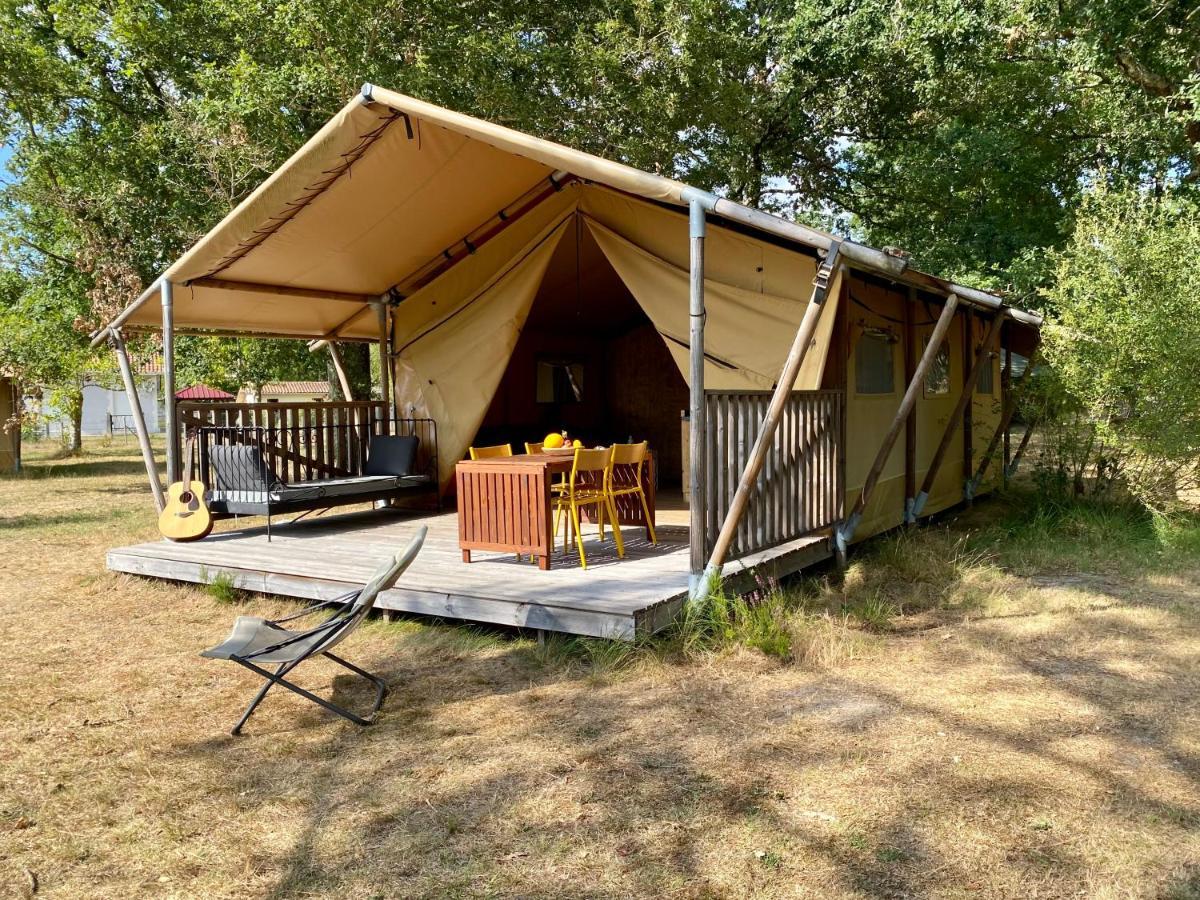 Camping La Kahute - Tente Lodge Au Coeur De La Foret Carcans Eksteriør bilde