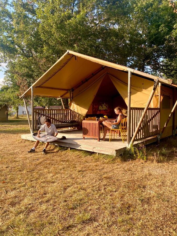 Camping La Kahute - Tente Lodge Au Coeur De La Foret Carcans Eksteriør bilde