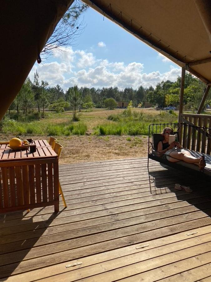 Camping La Kahute - Tente Lodge Au Coeur De La Foret Carcans Eksteriør bilde