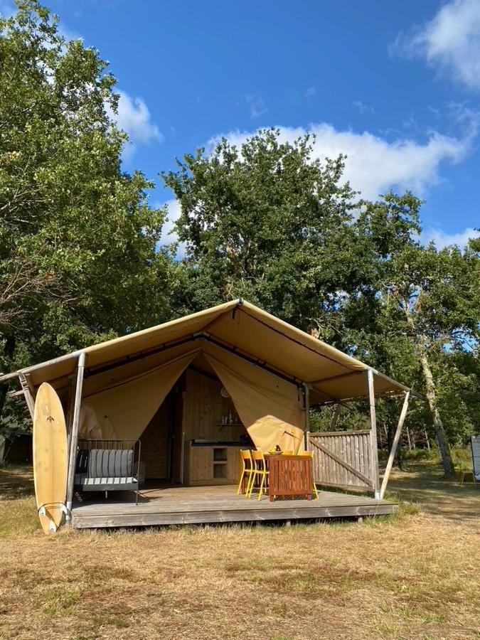 Camping La Kahute - Tente Lodge Au Coeur De La Foret Carcans Eksteriør bilde