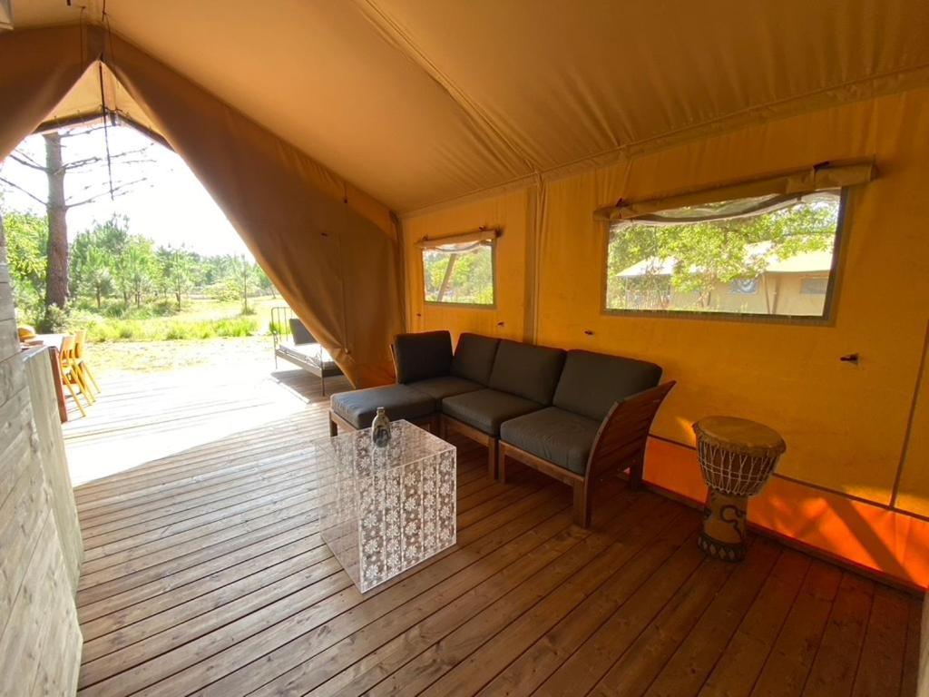 Camping La Kahute - Tente Lodge Au Coeur De La Foret Carcans Eksteriør bilde