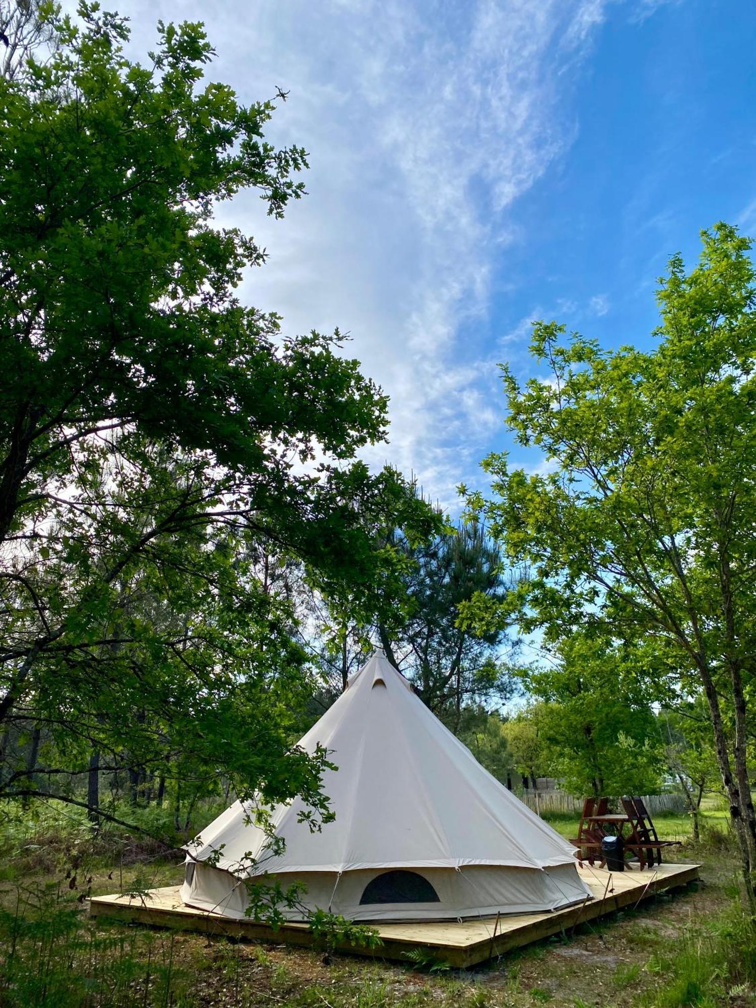 Camping La Kahute - Tente Lodge Au Coeur De La Foret Carcans Eksteriør bilde